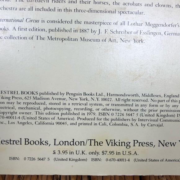 Lothar Meggendorfer’s 1979 International Circus Pop Up Book - Picture 8 of 13